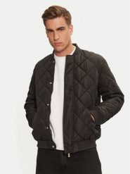 Richmond X Kurtka bomber Rendina UMA24114PI Czarny Regular Fit. Czarne kurtki męskie Richmond X, m, bez wzorów, z syntetyku, bez kaptura. Za 439.99 zł.