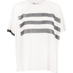 Sweter Y-3. Białe swetry nierozpinane damskie Y-3, s, bez wzorów, z dzianiny, sportowe, bez kołnierzyka, bez ramiączek. W wyprzedaży za 357.00 zł.