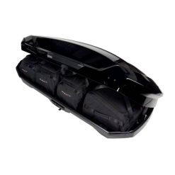 Torby Do Boksu Dachowego Thule Motion 3 L 4Szt Kjust. Czarne torby podróżne damskie KJUST, bez wzorów. Za 829.00 zł.