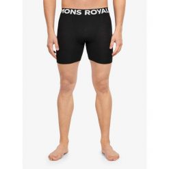 Bokserki termoaktywne męskie Mons Royale Hold 'em Boxer. Czarne bokserki męskie Mons Royale, bez wzorów, z wełny. Za 177.99 zł.