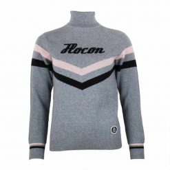 Damski sweter z golfem Peak Mountain Acioto. Szare swetry nierozpinane damskie Peak Mountain, na zimę, s, bez wzorów, sportowe, bez kołnierzyka, bez ramiączek. Za 236.00 zł.