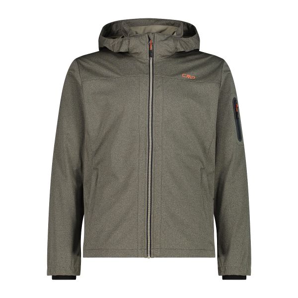 Kurtka turystyczna z kapturem CMP. Zielone kurtki męskie CMP, bez wzorów, sportowe, z kapturem. Za 383.60 zł.