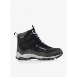 Buty zimowe damskie Columbia Firecamp Boot. Czarne obuwie trekkingowe damskie Columbia, bez zapięcia. Za 335.99 zł.