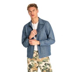 LEE 191J JACKET MĘSKA KURTKA JEANSOWA CHAMBRAY L191CMFE 112105722. Niebieskie kurtki męskie Lee, l, bez wzorów, z jeansu, bez kaptura. Za 249.99 zł.