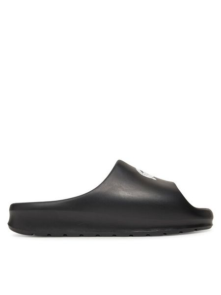 Lacoste Klapki 7-48CFA0011 Czarny. Czarne klapki damskie Lacoste, bez wzorów, z syntetyku, bez obcasa, bez zapięcia. Za 138.99 zł.
