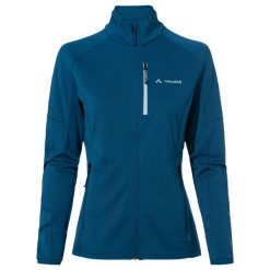 Bluza polarowa damska Vaude Elope Fleece Jacket II. Niebieskie bluzy damskie Vaude, m, bez wzorów, z polaru, bez ramiączek, bez kaptura. Za 596.25 zł.
