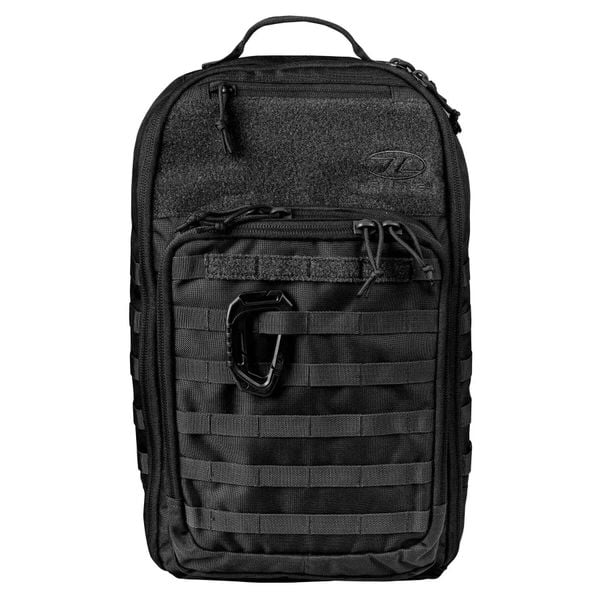 Plecak Highlander Harrier 25 L. Czarne plecaki damskie Highlander, bez wzorów, z dzianiny. Za 454.35 zł.