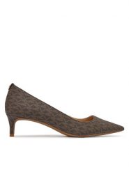 MICHAEL Michael Kors Szpilki Alina Flex Kitten Pump 40R3ALMP1B Brązowy. Brązowe szpilki damskie MICHAEL Michael Kors, bez wzorów, ze skóry, bez obcasa, na szpilce, bez zapięcia. Za 429.99 zł.