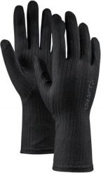 Rękawiczki pod rowerowe Craft Core Dry Liner. Czarne rękawiczki męskie Craft, na zimę, bez wzorów, z poliesteru. Za 149.50 zł.