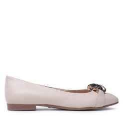 Baleriny Lasocki. Brązowe balerinki damskie Lasocki, bez wzorów, bez obcasa, bez zapięcia. Za 179.99 zł.