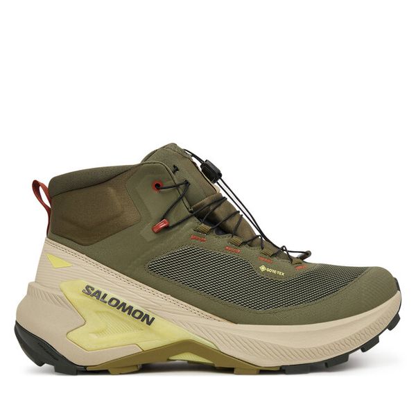 Trekkingi Salomon. Brązowe botki męskie Salomon, bez zapięcia. Za 819.99 zł.