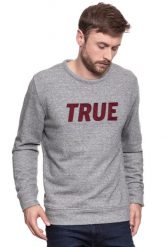 MUSTANG BLUZA TAPE SWEATSHIRT MID GREY MELANGE 1006024 4140. Szare bluzy męskie Mustang, m, bez wzorów, bez ramiączek, bez kaptura. W wyprzedaży za 69.99 zł.