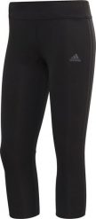 Adidas Legginsy damskie Own The Run Tight 3/4 czarne r. XS (CF6222). Czarne legginsy damskie Adidas, bez wzorów. Za 191.87 zł.