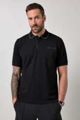 Męska Koszulka polo FLEXNAMIC® golf pika rękaw 1/2 zamek błyskawiczny. Czarne swetry męskie JAY-PI, m, bez wzorów, z bawełny, bez kołnierzyka, bez ramiączek. Za 199.99 zł.