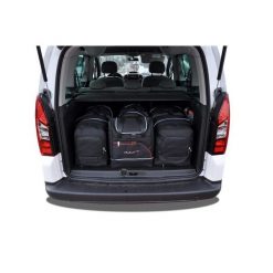 Torby Do Bagażnika Peugeot Partner 2008-2019 4Szt Kjust. Czarne torby podróżne damskie KJUST, bez wzorów. Za 1,233.00 zł.