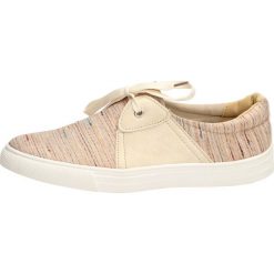 Tenisówki damskie KYLIE CRAZY 1771202 BEIGE. Brązowe trampki i tenisówki damskie Kylie Crazy, bez wzorów, bez zapięcia. W wyprzedaży za 40.00 zł.