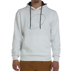 Bullpadel Baltar Sweatshirt. Białe bluzy męskie bullpadel, bez wzorów, sportowe, bez ramiączek, bez kaptura. W wyprzedaży za 186.50 zł.