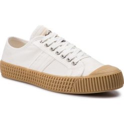 Trampki PEPE JEANS - In-G Low Man PMS30546 Off White 803. Białe trampki męskie Pepe Jeans, bez wzorów, z gumy, bez zapięcia. W wyprzedaży za 179.00 zł.