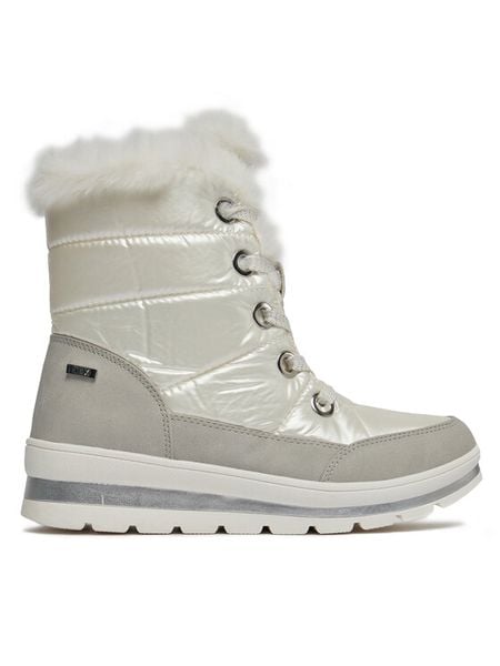Caprice Śniegowce 9-26226-41 Biały. Białe śniegowce damskie Caprice, z materiału, bez zapięcia. Za 439.99 zł.