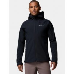 Kurtka Softshell Męska Columbia Trailborne. Czarne kurtki męskie Columbia, m, bez wzorów, z softshellu, casualowe, bez kaptura. Za 549.00 zł.