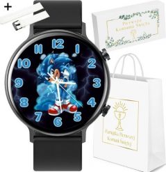 Smartwatch Rubicon RNCE98 Czarny + biały pasek (RNCE98). Białe zegarki smartwatch Rubicon, bez wzorów. Za 219.00 zł.