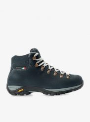 Buty turystyczne damskie Zamberlan New Trail Lite Evo GTX. Niebieskie obuwie trekkingowe damskie Zamberlan, z gore-texu, bez zapięcia. Za 1,093.20 zł.