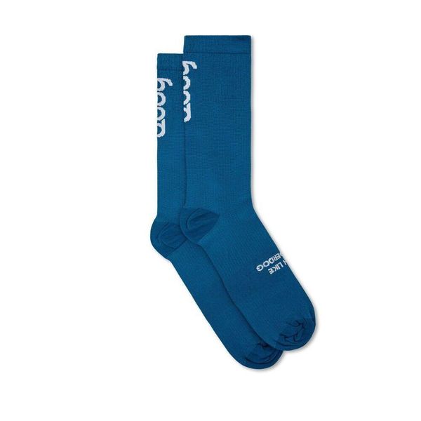 Skarpetki UDOG Logo. Niebieskie skarpety męskie UDOG, bez wzorów, z elastanu. Za 119.50 zł.
