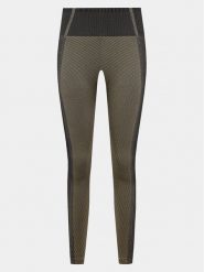 Athlecia Legginsy Powerfull W Seamless Tights EA233338 Brązowy Regular Fit. Brązowe legginsy sportowe damskie Athlecia, m, bez wzorów, z syntetyku, na jogę i pilates. Za 89.99 zł.