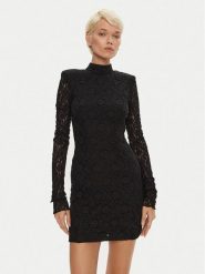 ROTATE Sukienka koktajlowa Gabriella 113072100 Czarny Slim Fit. Czarne sukienki damskie ROTATE, bez wzorów, z bawełny, wizytowe, bez kołnierzyka, bez ramiączek. Za 959.99 zł.