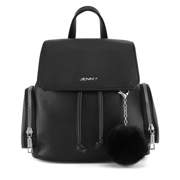 Plecak JENNY. Czarne plecaki damskie Jenny, bez wzorów. Za 139.99 zł.