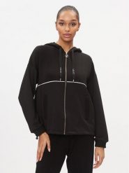 Liu Jo Sport Bluza TA4024 J4616 Czarny Regular Fit. Czarne bluzy damskie Liu Jo Sport, s, bez wzorów, z syntetyku, sportowe, bez ramiączek, bez kaptura. Za 339.99 zł.