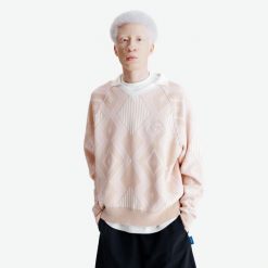 Sweter męski Heritage. Białe swetry męskie Decathlon, m, bez wzorów, z bawełny, casualowe, bez kołnierzyka, bez ramiączek. Za 199.99 zł.