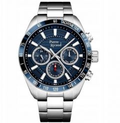 Zegarek Pierre Ricaud Zegarek męski Pierre Ricaud P97031.T115QF srebrny. Szare zegarki męskie Pierre Ricaud, bez wzorów, srebrne. Za 598.00 zł.