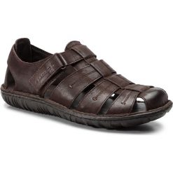 Sandały LASOCKI FOR MEN MI18-1270. Brązowe sandały męskie Lasocki For Men, bez wzorów, z nubiku, bez zapięcia. Za 129.99 zł.