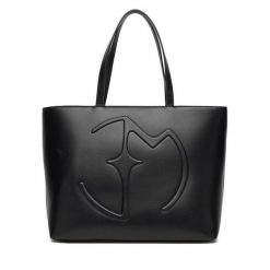 Torebka Eva Minge. Czarne shopperki damskie Eva Minge, bez wzorów, bez dodatków. Za 239.99 zł.