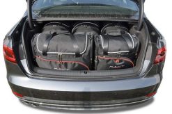 Torby Do Bagażnika Audi A4 Limousine 2015-2024 5Szt Kjust. Czarne torby podróżne damskie KJUST, bez wzorów, z kauczuku. Za 1,523.00 zł.