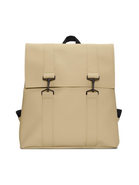 Rains Plecak MSN Bag W3 13300 Beżowy. Brązowe plecaki damskie Rains, bez wzorów, z materiału. Za 199.99 zł.