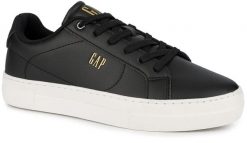 Męskie buty sneakersy trampki sportowe niskie ekoskóra GAP PORTLAND. Czarne trampki męskie GAP, bez wzorów, z materiału, eleganckie, bez zapięcia. Za 179.00 zł.