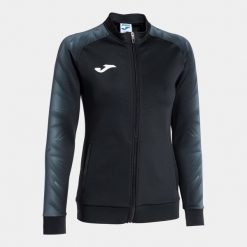 Damska bluza dresowa Joma Elite XI. Czarne bluzy damskie Joma, l, z aplikacjami, z dresówki, eleganckie, bez ramiączek, bez kaptura. Za 189.99 zł.