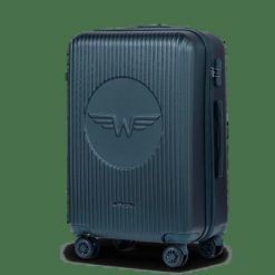 Walizka średnia Wings Swallow 3.0 DARK GREEN 24". Zielone walizki damskie Wings, bez wzorów, z kauczuku, średnie. Za 220.70 zł.