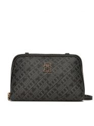 Tommy Hilfiger Torebka Th Monoplay Le Mini Crossover AW0AW17712 Czarny. Czarne listonoszki damskie Tommy Hilfiger, bez wzorów, ze skóry, bez dodatków. Za 479.99 zł.
