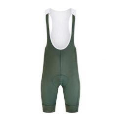 Damskie spodnie kolarskie z szelkami Essential – Oliwkowe. Zielone szorty damskie KEADA SPORTS, bez wzorów. Za 332.00 zł.