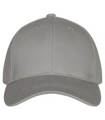 Clique Classic Cap czapka 6-panelowa z bawełny – Silver. Szare czapki damskie CLIQUE, bez wzorów, z bawełny, klasyczne. Za 86.50 zł.