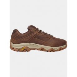 Buty turystyczne męskie Merrell Moab Adventure 3. Brązowe buty zimowe męskie Merrell, bez wzorów, bez obcasa, bez zapięcia. Za 578.75 zł.