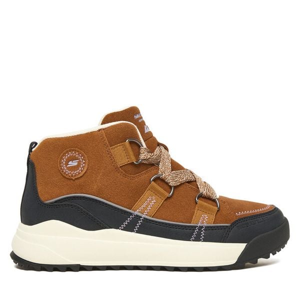 Botki Skechers. Białe botki damskie Skechers, bez wzorów, bez obcasa, na płaskiej podeszwie, bez zapięcia. Za 319.99 zł.