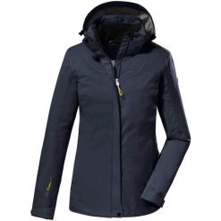 Kurtka damska Killtec KOS 133 WMN JCKT. Niebieskie kurtki sportowe damskie KILLTEC, l, bez wzorów, z poliesteru, bez ramiączek, bez kaptura, trekkingowe. Za 319.00 zł.