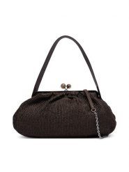 Weekend Max Mara Torebka 2615511095650 Brązowy ciemny. Brązowe torebki wizytowe damskie Weekend Max Mara, bez wzorów, z syntetyku, bez dodatków. Za 1,739.00 zł.