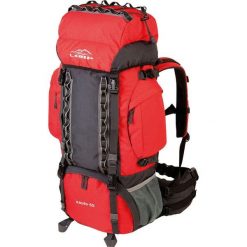 Plecak trekkingowy LOAP Saulo 65 L — wytrzymały i ergonomiczny. Czerwone plecaki damskie YOA, bez wzorów, sportowe. Za 305.99 zł.