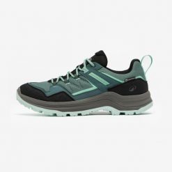 Buty turystyczne damskie Quechua MH100 wodoodporne. Niebieskie obuwie trekkingowe damskie QUECHUA, z kauczuku, bez zapięcia. Za 219.99 zł.