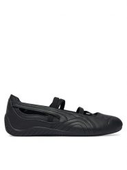 Puma Baleriny Speedcat Ballet Lthr Wns 406144 01 Czarny. Czarne balerinki damskie Puma, bez wzorów, ze skóry, bez obcasa, bez zapięcia. Za 398.99 zł.